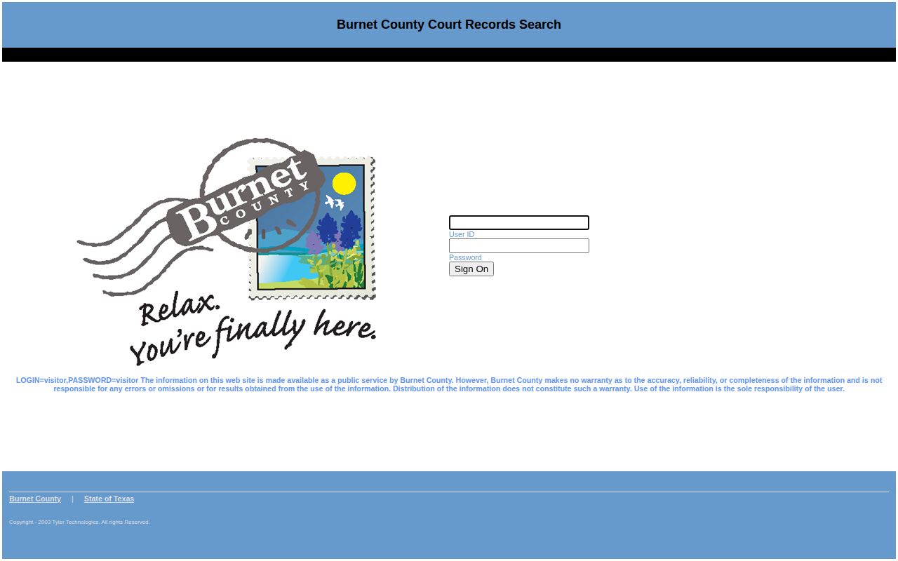Burnet County released inmate Tyler PublicAccess login